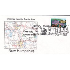 #3589 Greetings From New Hampshire Southport FDC