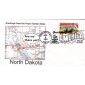 #3594 Greetings From North Dakota Southport FDC