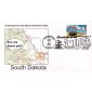 #3601 Greetings From South Dakota Southport FDC