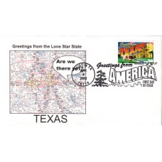 #3603 Greetings From Texas Southport FDC