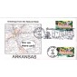 #3699 Greetings From Arkansas Dual Southport FDC