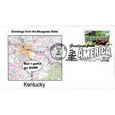 #3712 Greetings From Kentucky Southport FDC