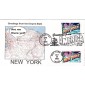 #3727 Greetings From New York Dual Southport FDC