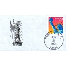 #2599 Statue of Liberty Mini Special FDC