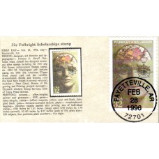 #3065 Fulbright Scholarships Mini Special FDC