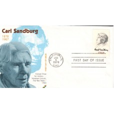 #1731 Carl Sandburg Spectrum FDC