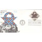 #1748 American Quilts Spectrum FDC
