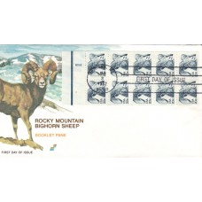 #1949 Bighorn Sheep Plate Spectrum FDC