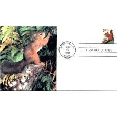 #2489 Red Squirrel S & T FDC