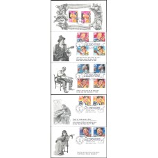 #2724-37 Rock and Roll S & T FDC Set