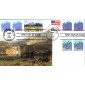 #2904A Purple Mountains Dual S & T FDC