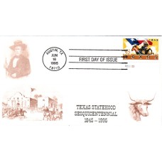 #2968 Texas Statehood S & T FDC