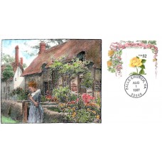 #3054 Yellow Rose S & T FDC
