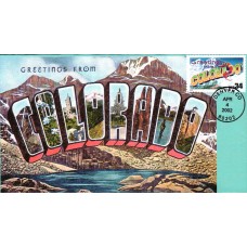 #3566 Greetings From Colorado S & T FDC