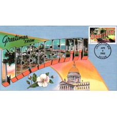 #3584 Greetings From Mississippi S & T FDC