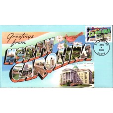 #3593 Greetings From North Carolina  S & T FDC