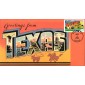 #3603 Greetings From Texas S & T FDC