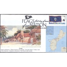 #4286 FOON: Guam Flag S & T FDC