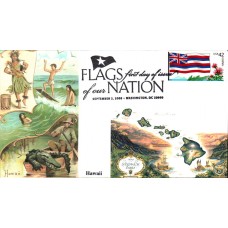 #4287 FOON: Hawaii Flag S & T FDC