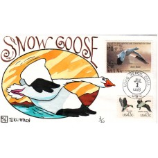 #RW55 Snow Goose Terlinden FDC