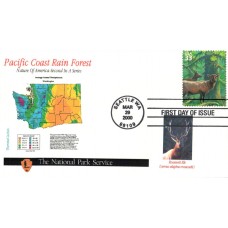 #3378e Roosevelt Elk Therome FDC