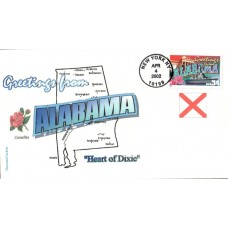 #3561 Greetings From Alabama Therome FDC