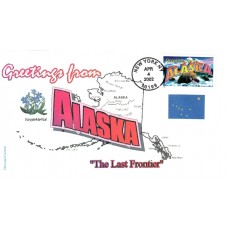 #3562 Greetings From Alaska Therome FDC