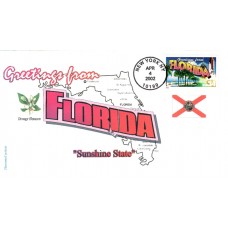 #3569 Greetings From Florida Therome FDC