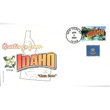 #3572 Greetings From Idaho Therome FDC