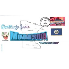 #3583 Greetings From Minnesota Therome FDC