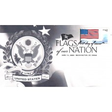 #4273 FOON: US Flag PNC Therome FDC