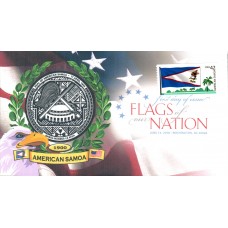 #4276 FOON: American Samoa Flag Therome FDC
