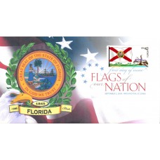 #4284 FOON: Florida Flag Therome FDC
