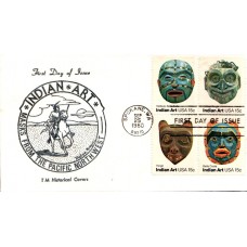 #1834-37 Indian Masks TM Historical FDC