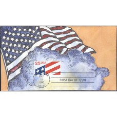 #2475 US Flag Tossman FDC
