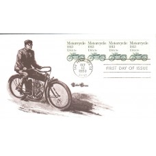 #1899 Motorcycle 1913 Tudor House FDC