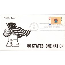 #1635 New Jersey State Flag Unknown FDC
