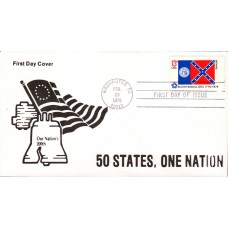 #1636 Georgia State Flag Unknown FDC