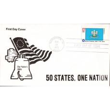 #1650 Louisiana State Flag Unknown FDC