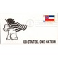 #1652 Mississippi State Flag Unknown FDC