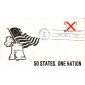 #1654 Alabama State Flag Unknown FDC