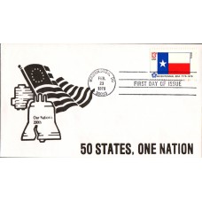 #1660 Texas State Flag Unknown FDC
