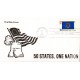 #1677 Utah State Flag Unknown FDC