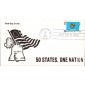 #1678 Oklahoma State Flag Unknown FDC
