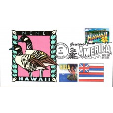 #3571 Greetings From Hawaii Unknown FDC