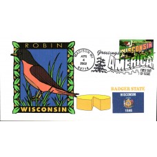#3609 Greetings From Wisconsin Unknown FDC