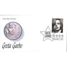 #3943 Greta Garbo Unknown FDC