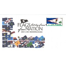 #4276 FOON: American Samoa Flag Unknown FDC
