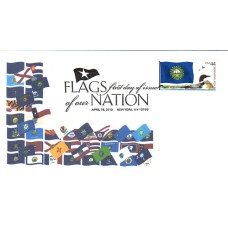 #4307 FOON: New Hampshire Flag Unknown FDC