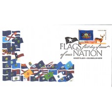 #4317 FOON: Pennsylvania State Flag Unknown FDC